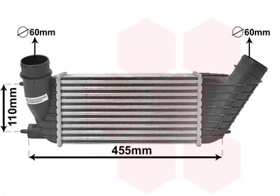 VAN WEZEL Kompressoriõhu radiaator 40004347